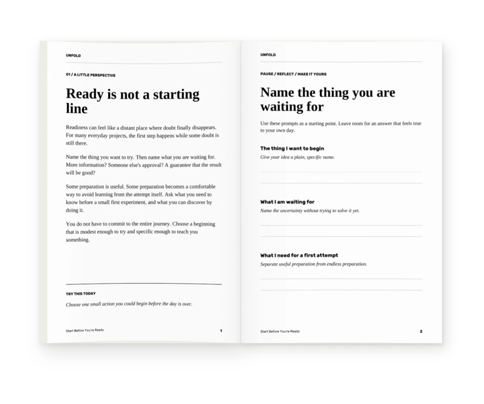 Start Before You're Ready · Image 10